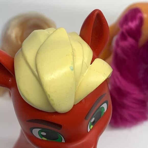 Hasbro My Little Pony 2021 Lot of Four (4) Ponies Brushable Mane 6” Vinyl Dolls - Picture 9 of 11